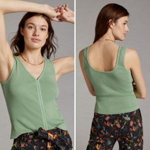 NWT Anthropologie Simone V-Neck Tank | L